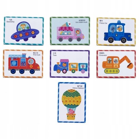 MAGNETIBOOK MAGNETYCZNA UKŁADANKA POJAZDY