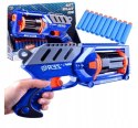 Pistolet BLASTER naboje piankowe 10szt broń ZA3286