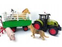 Traktor Z Przyczepą DUŻY Zestaw Farma MAX