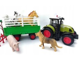 Traktor Z Przyczepą DUŻY Zestaw Farma MAX