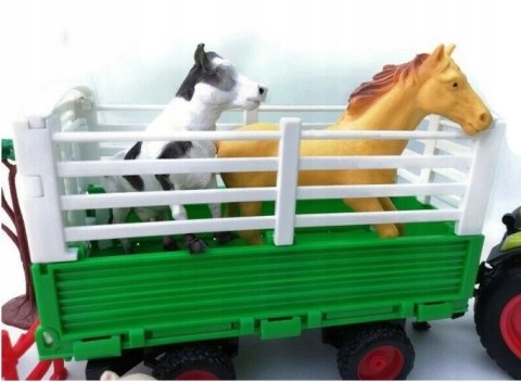 Traktor Z Przyczepą DUŻY Zestaw Farma MAX