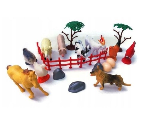 Traktor Z Przyczepą DUŻY Zestaw Farma MAX