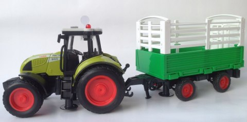 Traktor z przyczepą GUMOWE koła