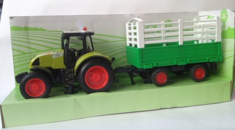 Traktor z przyczepą GUMOWE koła