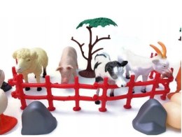 Duża Farma Zagroda Zwierzątka Traktor Przyczepa