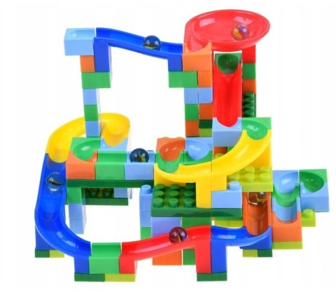 Kolorowe Klocki tor dla kulek