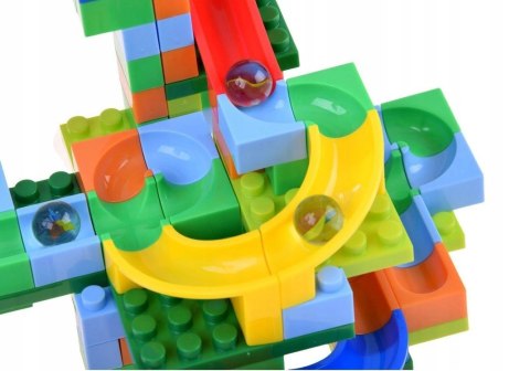 Kolorowe Klocki tor dla kulek