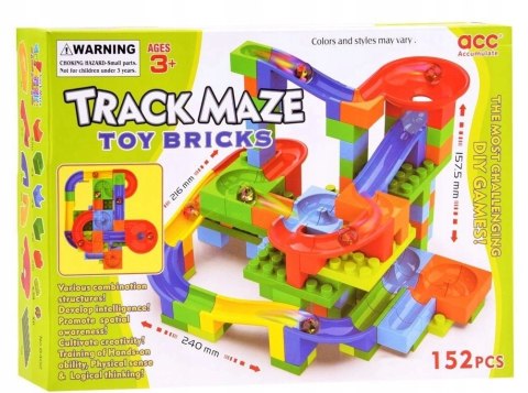 Kolorowe Klocki tor dla kulek