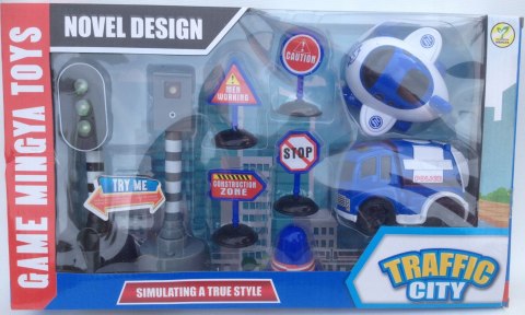 POLICJA ZESTAW POLICYJNY + FOTORADAR SYGNALIZATOR