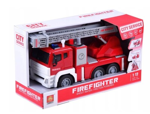 STRAŻ POŻARNA WÓZ STRAŻACKI Z POMPĄ I DRABINĄ