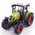TRAKTOR Z PRZYCZEPĄ DUŻY ZESTAW ŚWIATŁO DZWIĘK