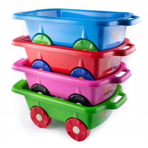 WÓZEK TACZKA Z RĄCZKĄ DO PIASKOWNICY+WIADERKO