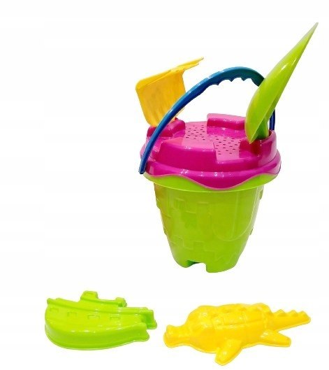 WÓZEK TACZKA Z RĄCZKĄ DO PIASKOWNICY+WIADERKO