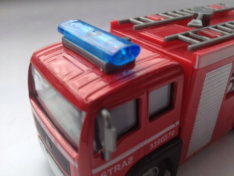 AUTO WÓZ STRAŻ 12CM Z POLSKIM GŁOSEM NAPĘD