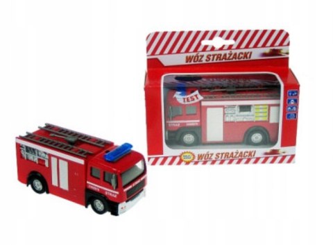 AUTO WÓZ STRAŻ 12CM Z POLSKIM GŁOSEM NAPĘD