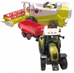 Kombajn Traktor ciagnik Duży Zestaw Rolnik FARMA