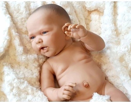 Lalka hiszpańska bobas duży chłopczyk niemowlę 52