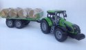 TRAKTOR PRZYCZEPĄ Z BALAMI ŚWIATŁO I DŹWIĘK FARMER