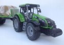 TRAKTOR PRZYCZEPĄ Z BALAMI ŚWIATŁO I DŹWIĘK FARMER