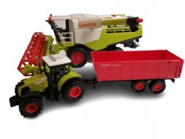 Traktor ciagnik Duży Zestaw Kombajn Rolnik FARMA