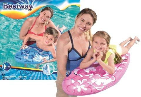 Materac ponton deska do nauki pływania z uchwytami