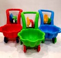 Wózek z rączką taczkI do piasku dla dzieci zestaw